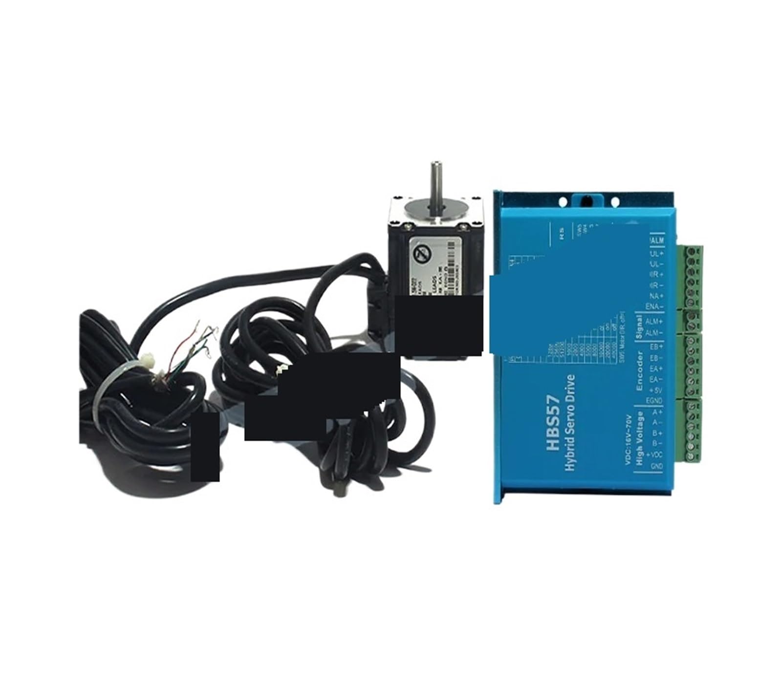 MUYTQAERG Stepper Motor Driver Nema 23 2.2N.m 57 Hybrid Closed Loop 2-Phase 99MM Servo 57HSE2.+HBS57