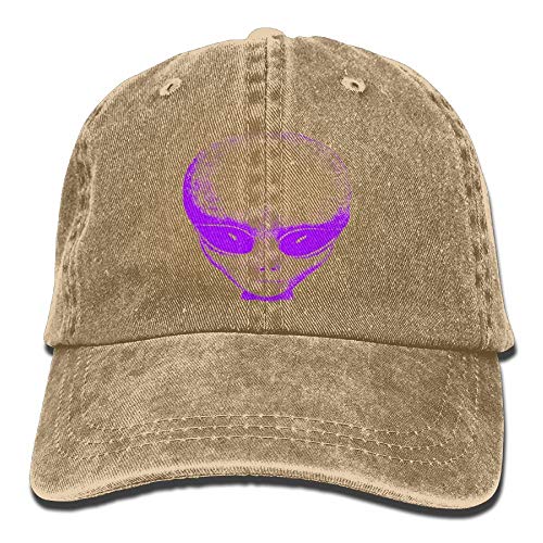 Preisvergleich Produktbild Purple Alien Denim Hat Adjustable Male Low Baseball Cap