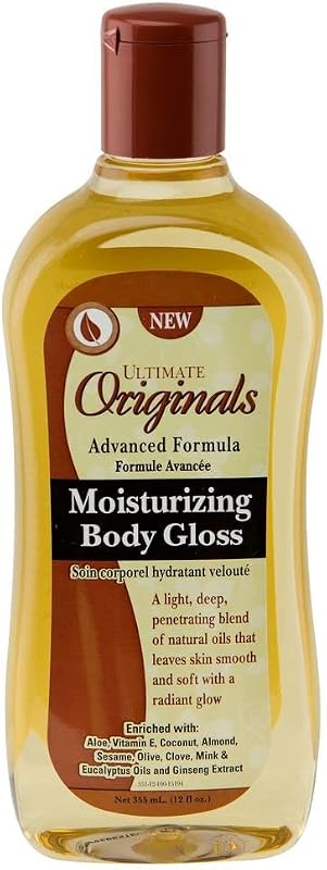 Africa's Best Ultimate Originals Moist Body Gloss Loção Corporal, 355 mL