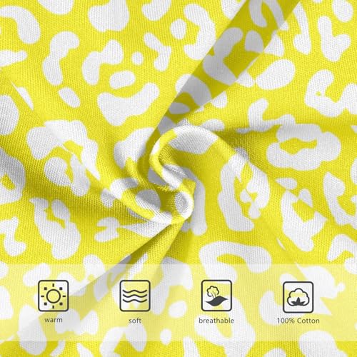 Leopard Spot Teal Little Boys Cotton Briefs Soft Breathable Comfortable Tag-Free Underwear3