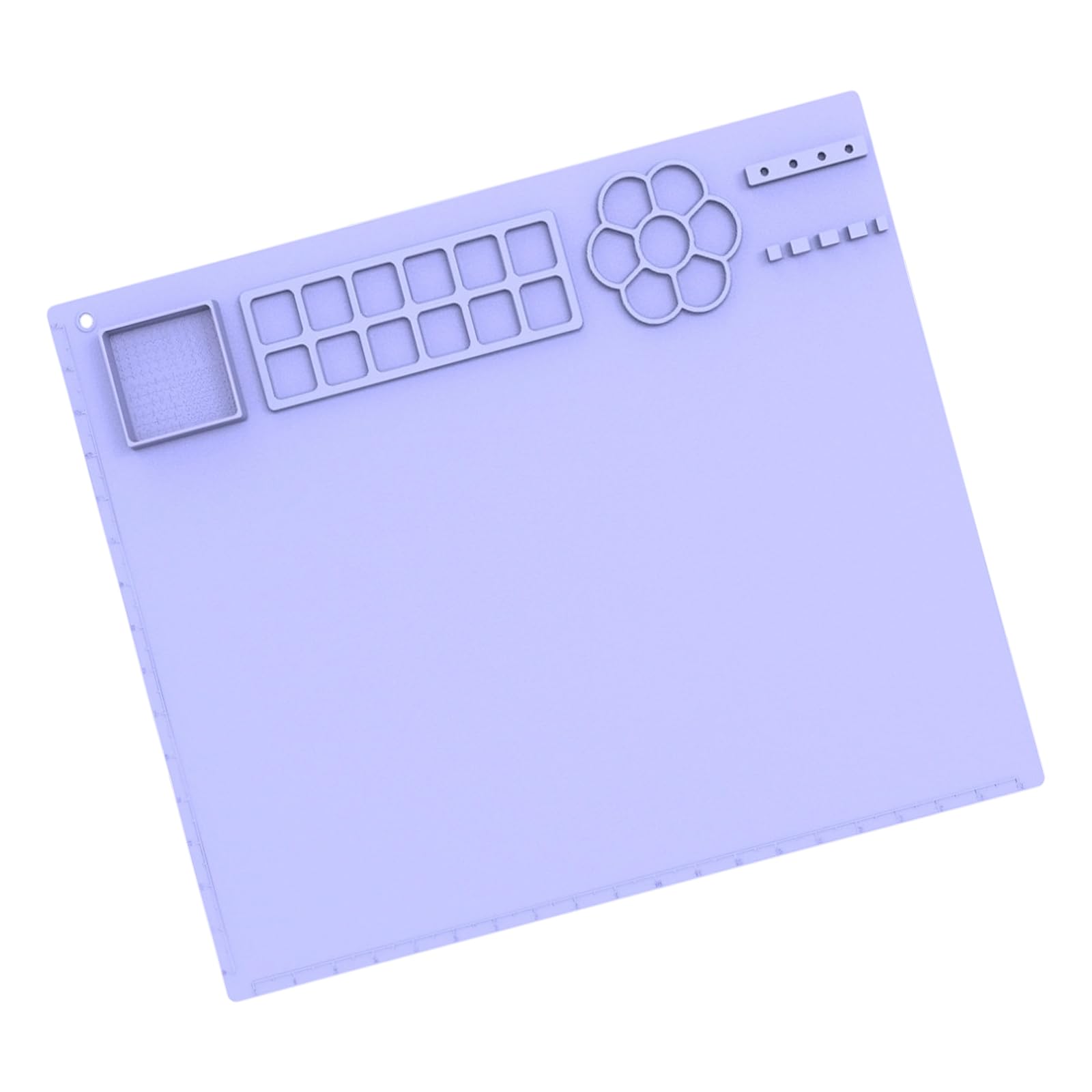 Childrens Doodling Pad 50x40cm Washable Silicone Drawing Pad Multifunctional Palette for Art Drawing Silicone Art Mat