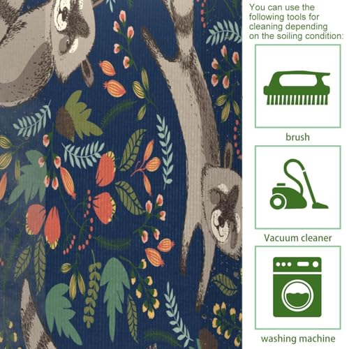 Tapis de cuisine antidérapants et lavables lot de 2 absorbants pour sol propre