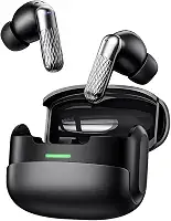 Fone De Ouvido Bluetooh Black, Sem Fio, Compatível Com Todo Celular, Cancelamento Ruído, Bateria Até 16 Horas de Uso, Microfone Para Chamadas, Controle Touch, Conecta no Notebook - Linha Premium