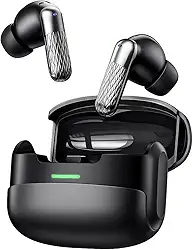 Fone De Ouvido Bluetooh Black, Sem Fio, Compatível Com Todo Celular, Cancelamento Ruído, Bateria Até 16 Horas de Uso, Microfone Para Chamadas, Controle Touch, Conecta no Notebook - Linha Premium