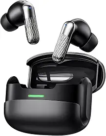 Fone De Ouvido Bluetooh Black, Sem Fio, Compatível Com Todo Celular, Cancelamento Ruído, Bateria Até 16 Horas de Uso, Microfone Para Chamadas, Controle Touch, Conecta no Notebook - Linha Premium