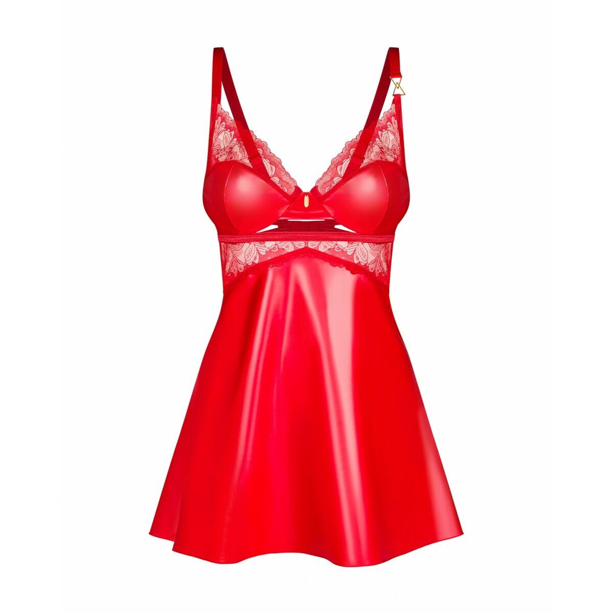 Obsessive Aliosa Conjunto de camisa para mujer Red S/M