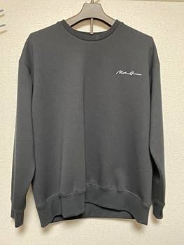 Amazon.co.jp: スウェット トレーナー 黒 ブラック MATIN AVENIR 朝倉