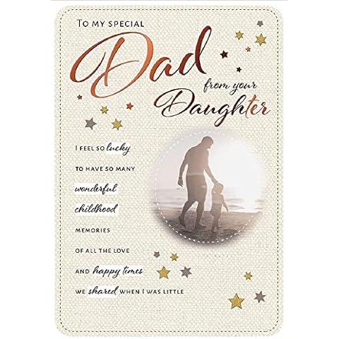Piccadilly Greetings Father's Day Card from Daughter Cover