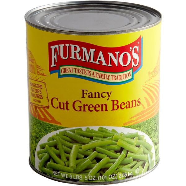 #10 Can Cut Green Beans - 6/Case