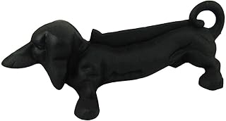 Antique Cast Iron Black Metal Dachshund Weiner Dog Boot/Shoe Scraper Wiener Dogs