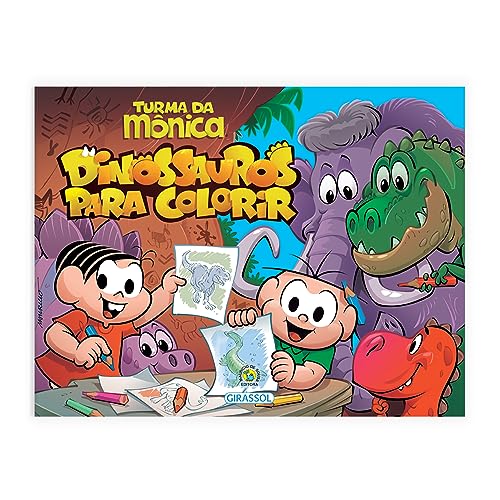 Turma da Mônica – Dinossauros para colorir: