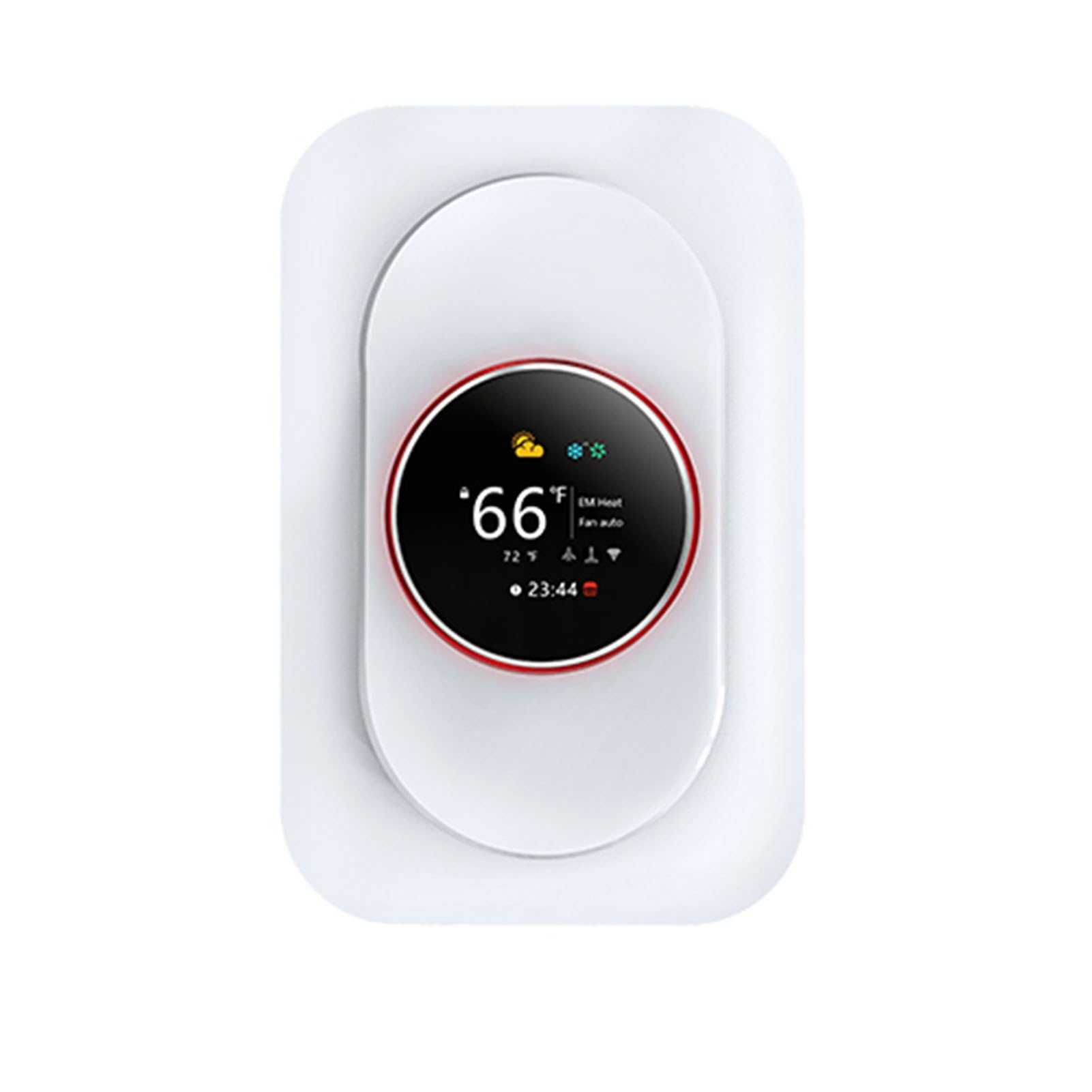 Cryfokt Termostato Programmabile, Touch Screen LCD a Colori Convertitore Cavo C Regolatore di Temperatura WiFi per Pompa di Calore Geotermica