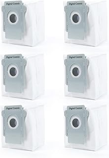 6-Pack Vaccum Bags for irobot Roomba Bags i,j&s series, Clean Base Automatic Dirt Disposal Bags Compatible with All Clean Base Models, Dirt Disposal Replacement Bags for Vacuum Robot