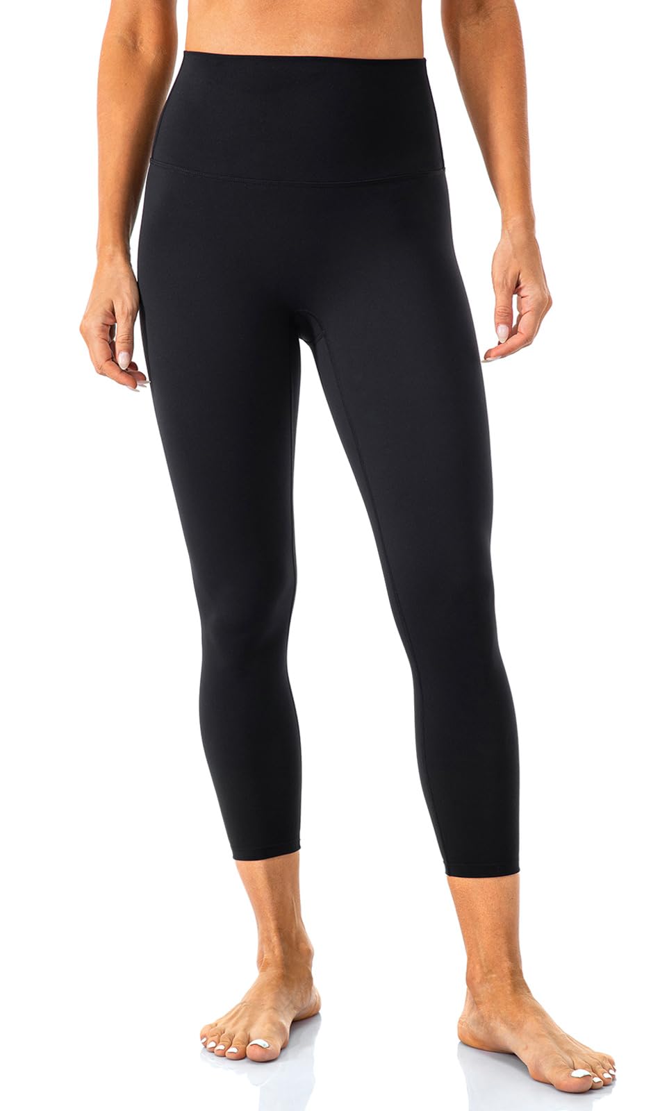 Lavento Women's All Day Soft Yoga Leggings 23"/ 25"/ 28" - No Front Seam Workout Active Legging for Woman
