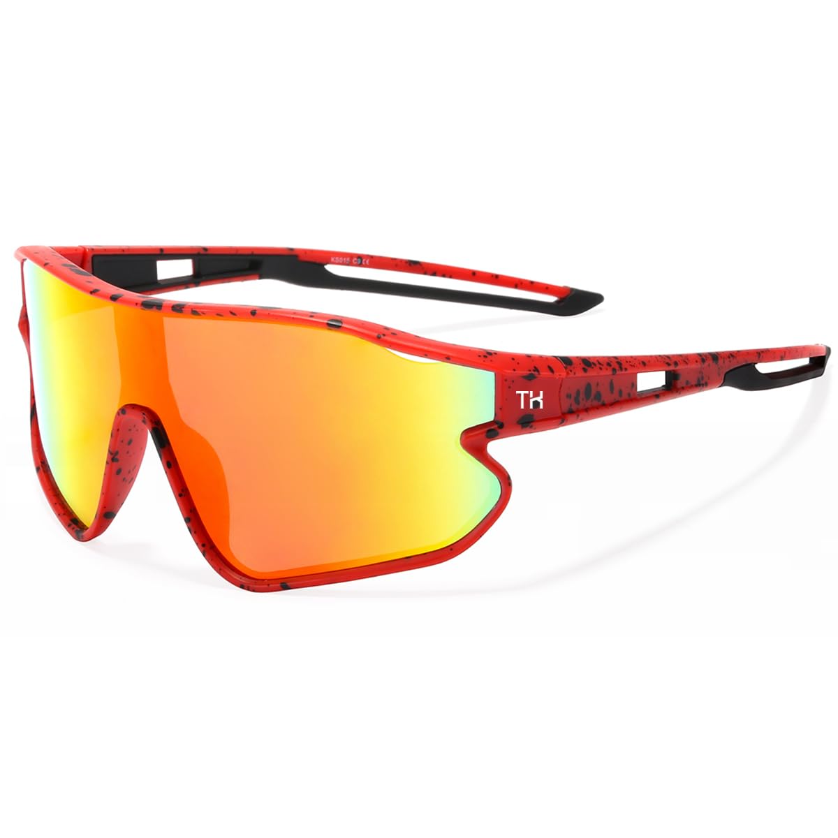 Tiokuko Kids Youth Sunglasses, Polarized Baseball Sunglasses for Age 6-16, Baseball Accessories UV400 Protection Glasses