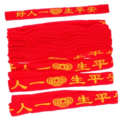 Zerodeko 20pcs Red Waist Belt: Single Layer Woven Rope Chain Bracelet Handmade Blessing Pendant For Men And Women Good Luck And Protection Jewelry