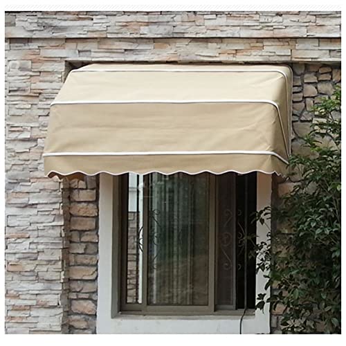 Toldo de poliéster impermeable amarillo que bloquea nieve y lluvia 5