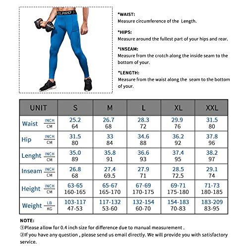 Eargfm 3 Packs Men's Athletic Leggings Active Elastic Compression Pants Sports Base Layer For Running Gym With Pockets #TOP5