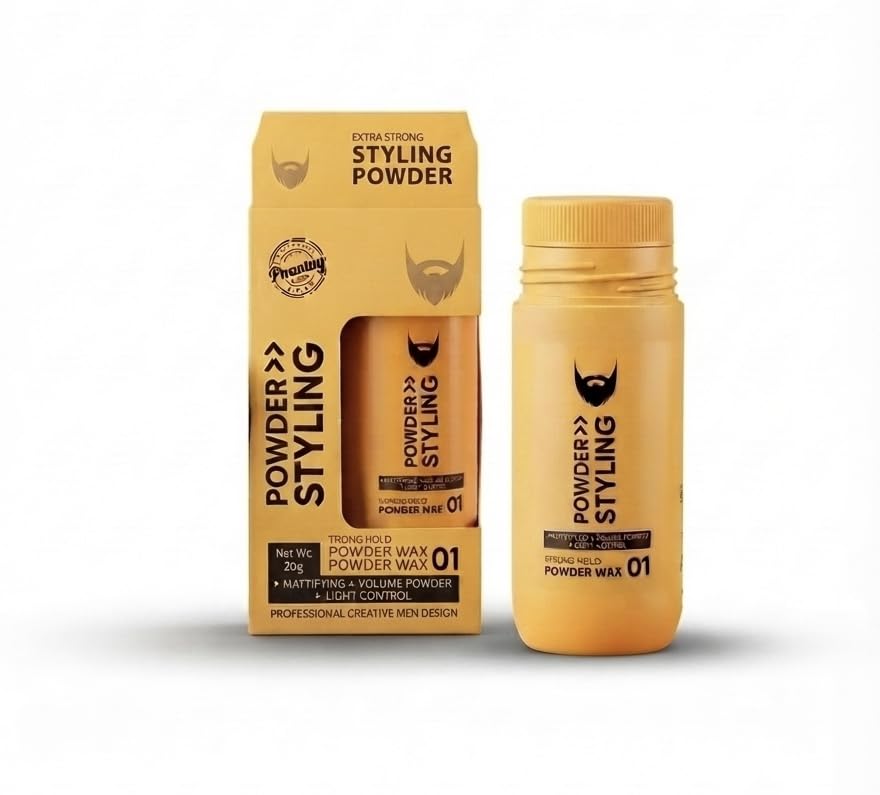 Professional Men's Hair Styling Powder, Matte Finish Texturizing Dust for Instant Volume and Strong Reworkable Hold, 20g-image-11