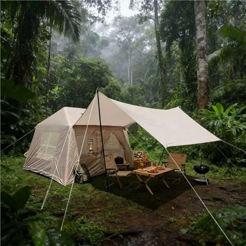 Carpa inflable portátil para camping 4 estaciones miniatura 1