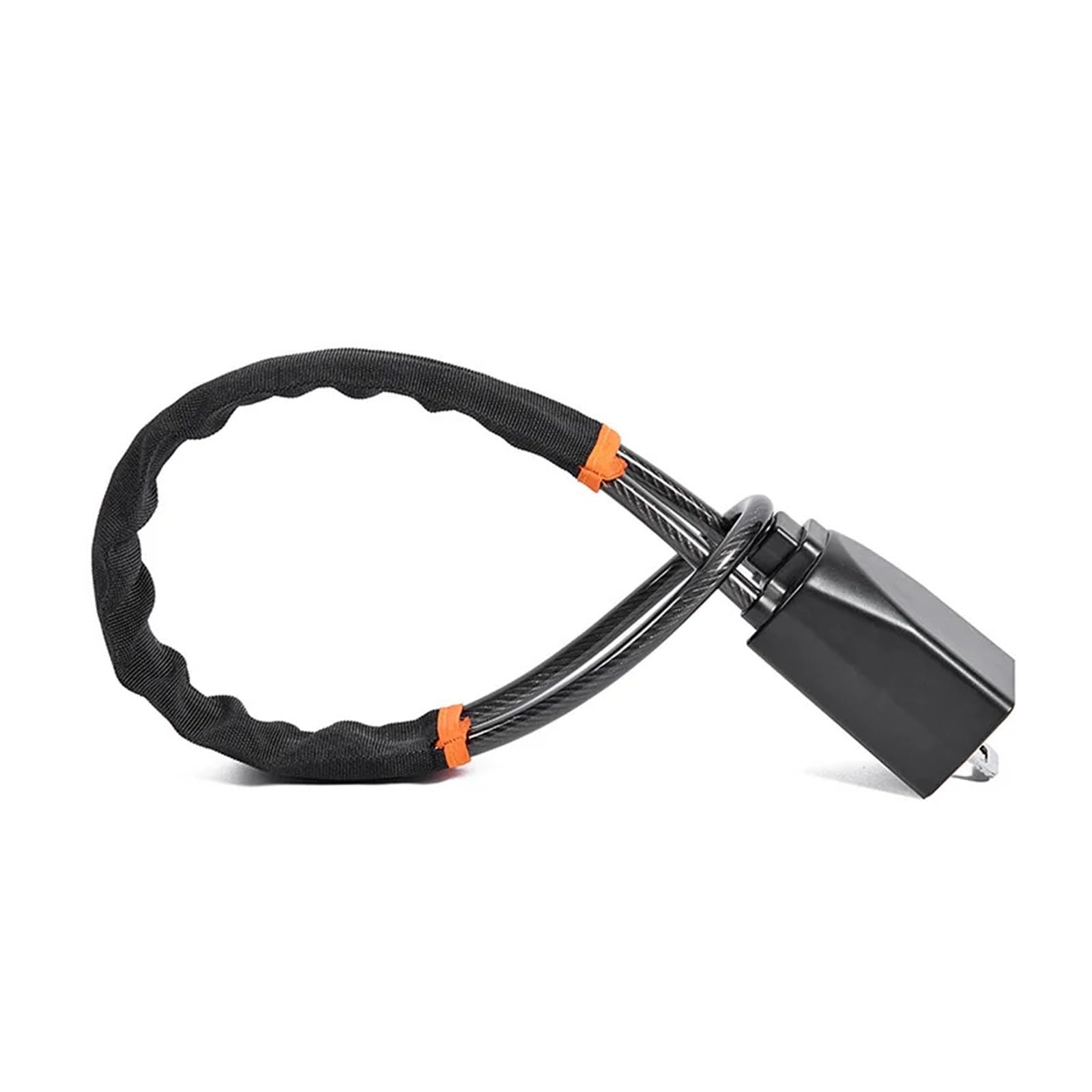 Steering Wheel Lock Fit for Steering Wheel Lock Reinforced Cable Automotive Deterrent Car Anti-Theft Locks(Black)