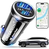 市販唯一内蔵充電池技術 Omegatech エアタグ 紛失防止タグ スマートトラッカー【業界一の隠蔽性＆GPS全球超強信号】 airタグ 追跡タグ gps 小型 バレない スマートタグ 長寿命 忘れ物防止 電池交換不要 3ヶ月長持 紛失防止タグ 忘れ物防止 カバン/車両追跡 物探す 位置情報 盗難対策 Apple「探す」のみ対応 車載充電 月額費不要 IOS専用 技適認証 MFI認証 日本語説明書