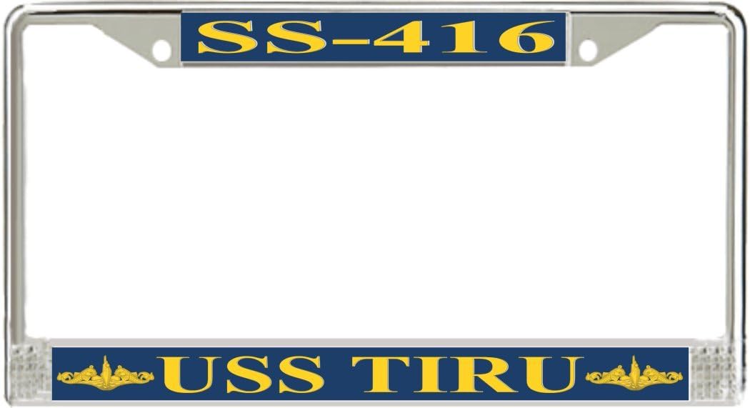 MilitaryBest USS Tiru SS-416 Officer License Plate Frame
