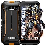 DOOGEE S41T(2024) Movil Resistente, 8GB+64G(TF 1TB)Android 13 Tel�fono M�vil, 6300mAh Bater�a, M�vil Todoterreno13MP C�mara, 5.5