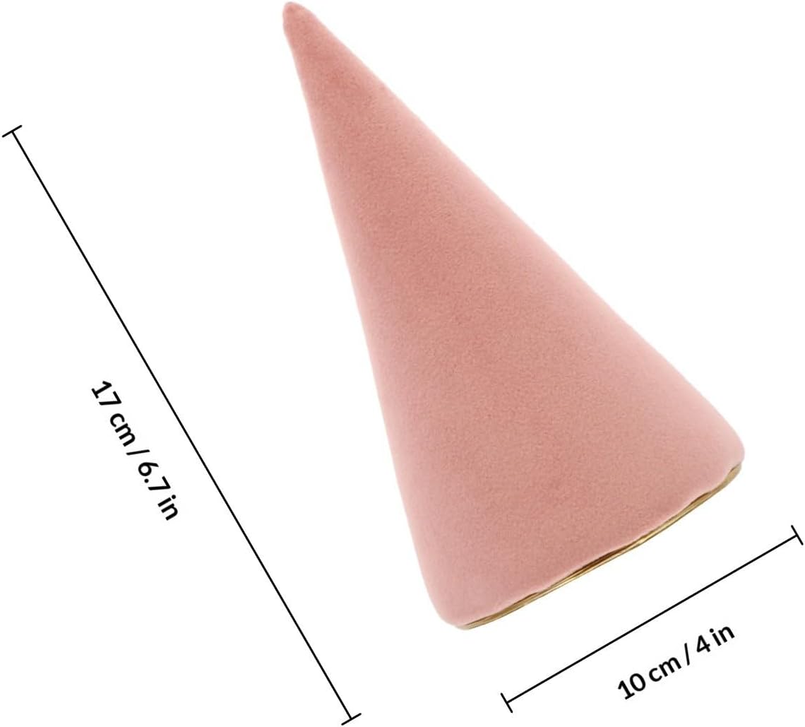 MAGICLULU Circular Cone Xmas Pink for Earrings Jewelry Display Stand Rack image 2