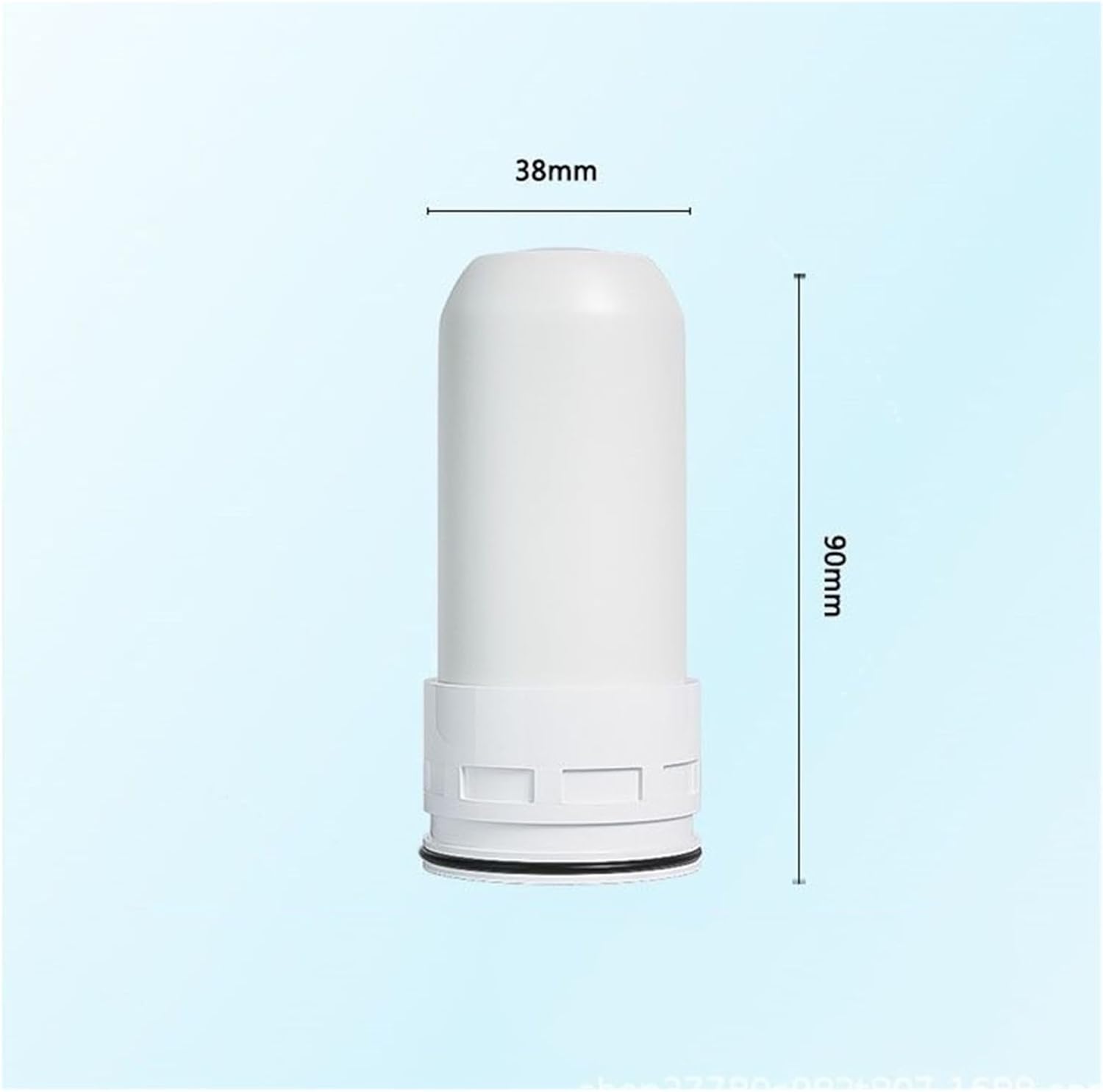 4PCS Ceramic Faucet Water Filter Cartridge, Diatomite Sediment & Chlorine Filter, Reusable FM-15RA Replacement for Tap Purification