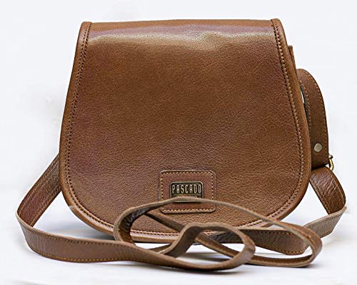 PASCADO small mini genuine leather crossbody everyday purse satchel shoulder bag for women