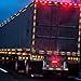 Reflective Tape Red Yellow 1IN X 15 FT Safety Warning Tape perfect for Trailer Trucks Cars Industrial Marking Tape Heavy Duty Conspicuity Tape
