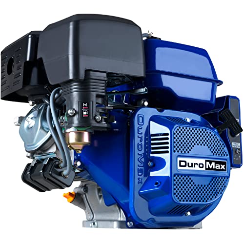 DuroMax XP16HPE 420cc Recoil/Electric Start Gas Powered 50 State Approved, Multi-Use Engine, XP16HPE, Blue