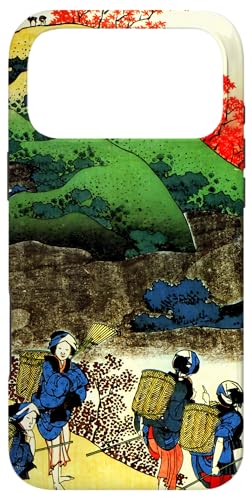 葛飾 北斎秋 楓の木 紅葉 日本 日本美術 浮世絵 百人一首 乳母かゑとき 猿丸太夫 スマホケース iPhone 17 Pro Max 用