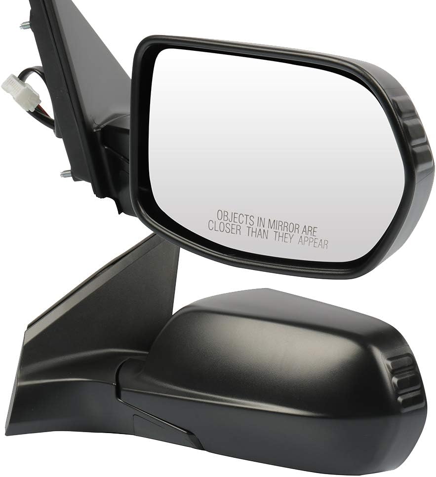 SCITOO Driver and Passenger Side View Mirrors Fit for 2012-2016 For Honda CR-V Power Adjustment Black Textured HO1320270 76200T0AA01