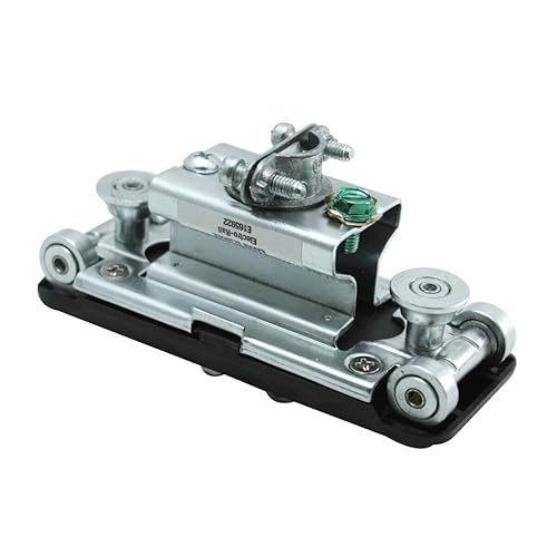 Miniatura 2 de Carretilla móvil no fusible del rodillo del carril de alimentación, 2 postes #FRS-32 (ERS-32)