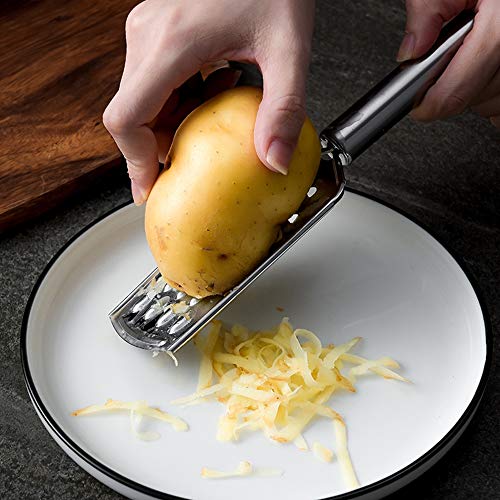 2Pcs Cheese Grater Handheld Kitchen Graters Cheese Slicers Handheld Mini Cheese Grater for Vegetables Fruits Chocolate,Potato,Ginger and Garlic Carrot Shredder Lemon Zester - Image 3