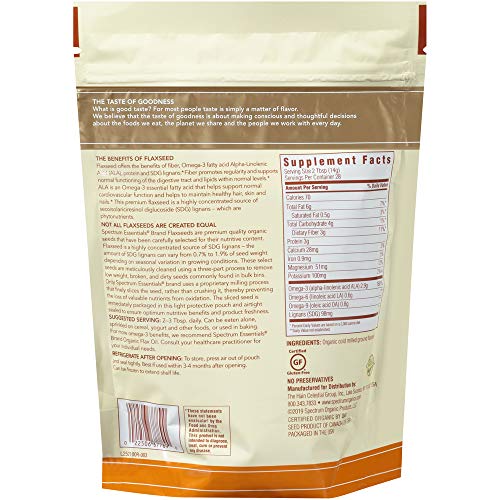 Image of Spectrum Organic Ground Flaxseed, 14 Oz (Pack of 2)