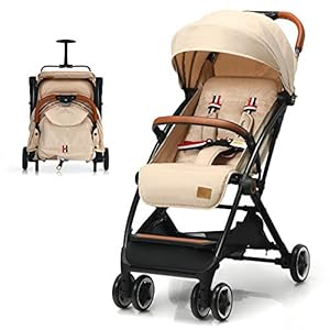 BABY JOY Lightweight Baby Stroller, Compact Toddler Travel Stroller for Airplane, Infant Stroller w/ 5-Point Harness…