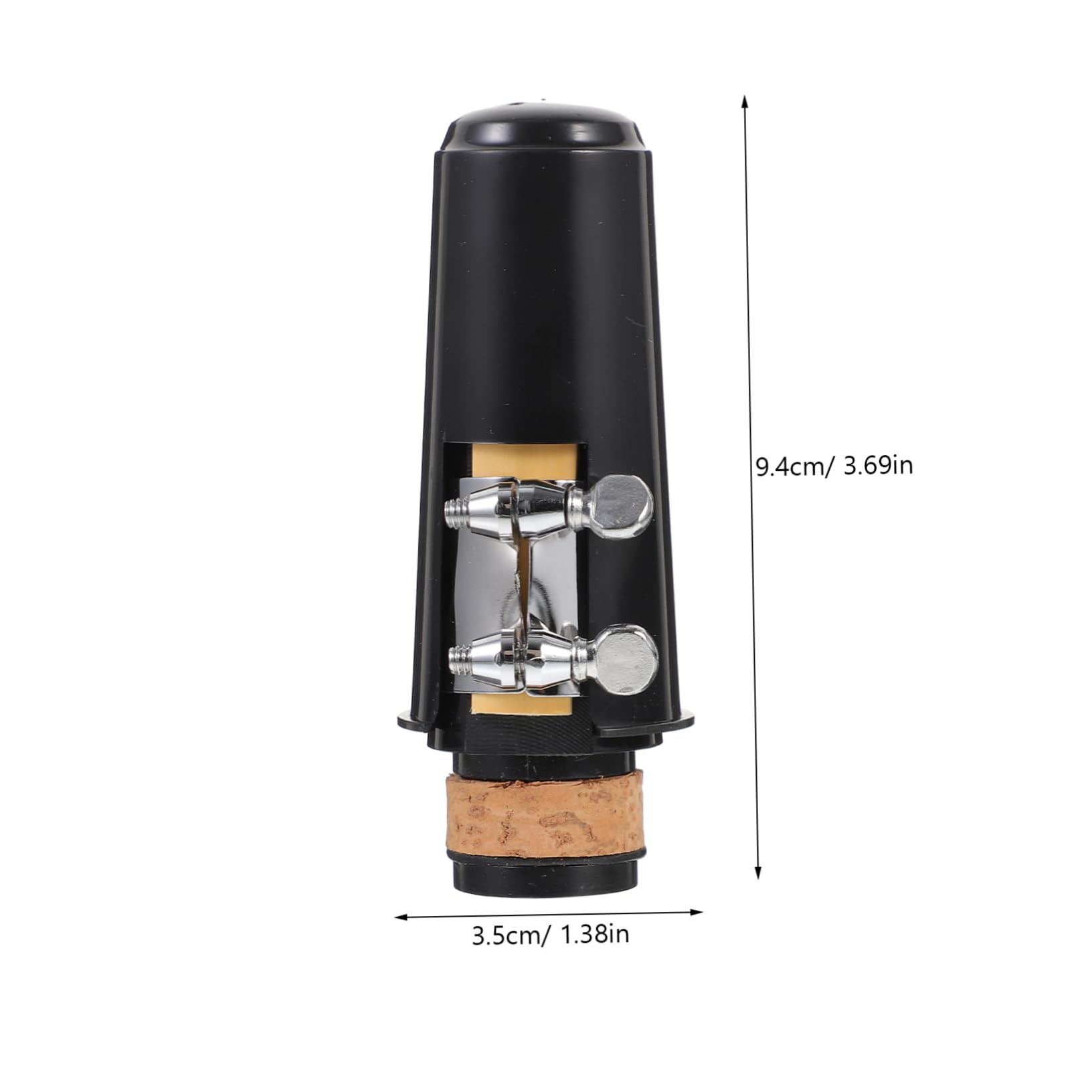 ERINGOGO 1 Set Clarinet Mouthpiece Kit Woodwind Instrument Accessories with Ligature and Cap Durable Protection for Beginners Professionals Stylish Design for Clarinet Players