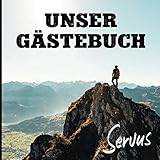  Ferienwohnung Berg und See  Gästebuch: Gästebücher für Urlaub in den Bergen  Wanderer auf dem Berggipfel Design ein schönes Geschenk für Vermieter, ... beim Einrichten von einem Ferienhaus