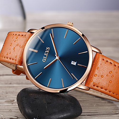 Image of OLEVS Men's Watches Analog Quartz Chronograph Dress Watch Multifunctional Stainsteel Steel Waterproof Classic Original Watch for Man
