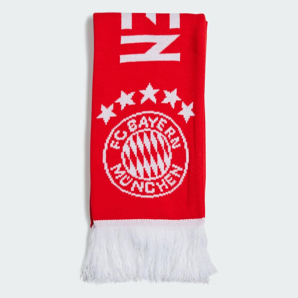 adidas Unisex Scarf - Soccer, Scarves (Red/White (Bayern))