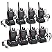 Produktbild Proster Funkgeräte 16 Kanäle PMR Funkgeräte wiederaufladbare Walkie Talkies mit USB-Ladegerät Kopfhörer Funkgeräte mit Sprachaufforderung 4 Paar