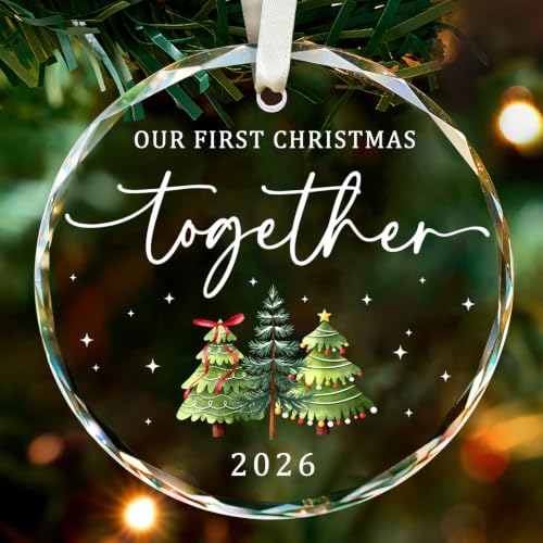Image of Our First Christmas Together Ornaments 2026 Gifts for Couple Him Her