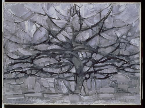 Tableaux L'arbre gris de Piet Mondrian - Rompez la Monotonie des Murs de Bureau
