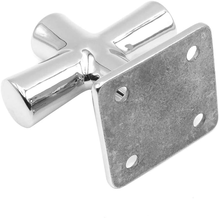 NUZAMAS Heavy Duty Design Marine 316 Stainless Steel Single Cross Bollard, Boat Yacht Mooring Cleat Fasten Mooring Lines 8 51pjH5cqYFL. AC SL1000