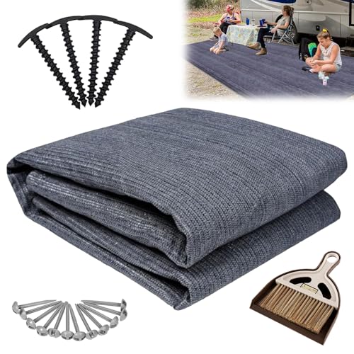 DAZZTIME tapis de Camping 2.5x3m, Tapis de Tente pour Sol et Auvent