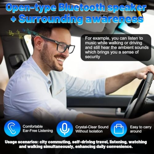 Shovira AI Translation Smart Glasses with 138 Languages Bluetooth Compatible ChatGPT Photo - image 5