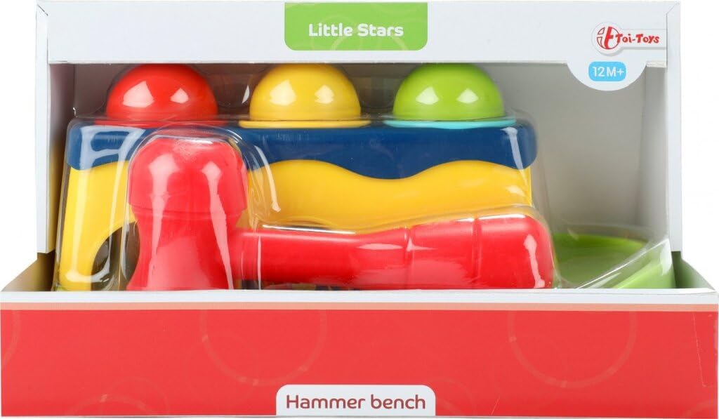 Toi-Toys hammerbank Little Stars junior 26 x 15 x 13 cm 5-teilig
